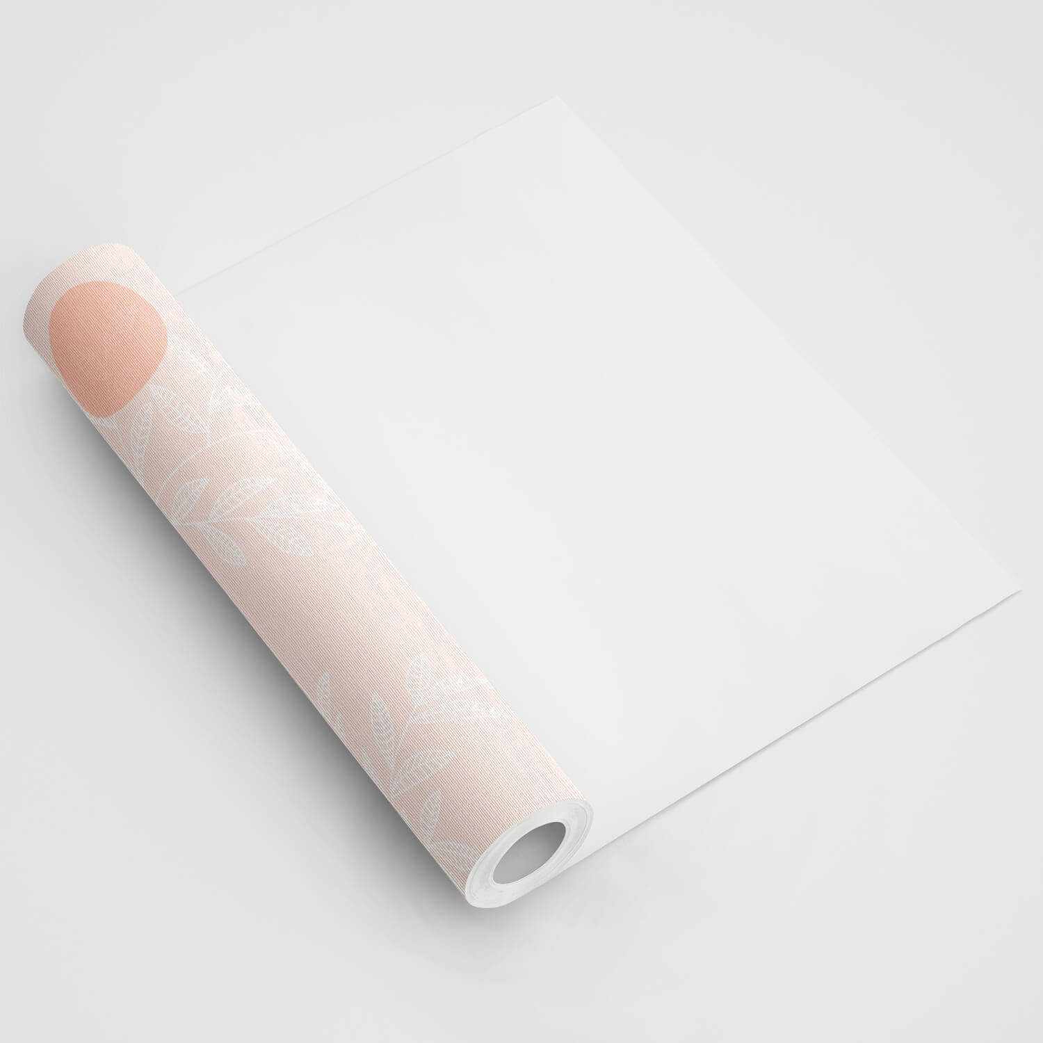 Papier peint EUCALYPTUS GRIMPANT rose corail rouleau 28